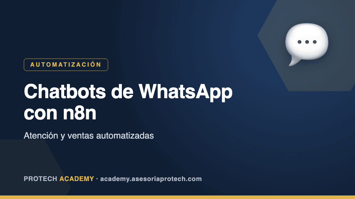 Chatbots de WhatsApp con n8n