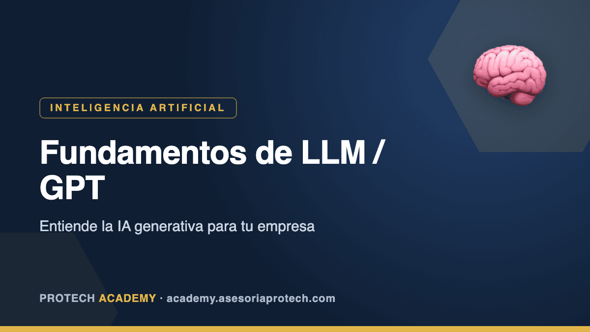 Fundamentos de LLM / GPT para empresas